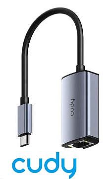 ���� ��� UE10C USB-C to Gigabit Ethernet Adapter CUDY
