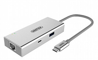 ���� ����� / ���� Unitek Y-9117 ������ Type C � USB ������ HDMI � Type C � LAN