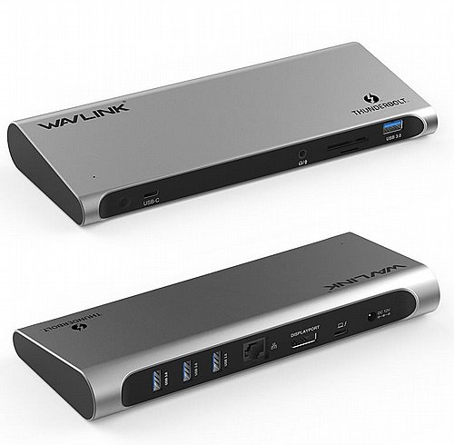 ���� ����� ���� WAVLINK ��� Thunderbolt 3 4K Display Docking Station WL-UTD03H