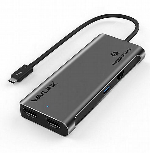 ���� ����� ���� WAVE LINK ��� Thunderbolt 3 Single 5K Dual 4K Docking Station UTD05