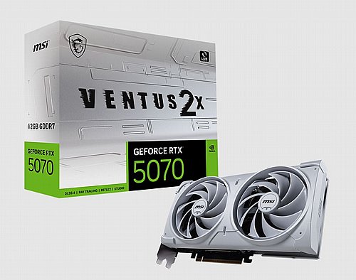 ����� ��� MSI GeForce RTX 5070 12G VENTUS 2X WHITE 