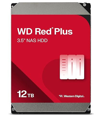 ���� ���� ����� 3.5 Western Digital 12TB HDD Red Plus 512MB Cache