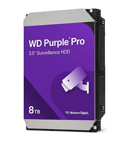 ���� ���� ����� 3.5 Western Digital 8TB Purple PRO 7200RPM 256MB Cache