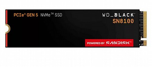 ���� WD BLACK SSD SN8100 NVMe Gen5 2TB WDS200T1X0M 