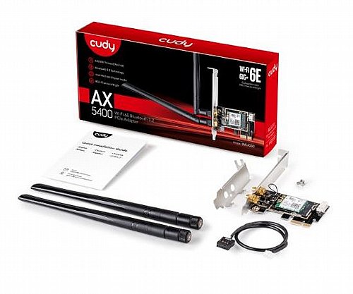 ����� ��� ������ ����� BT 5.2 PCIE-E + Cudy AX5400 Tri-Band Wi-Fi 6