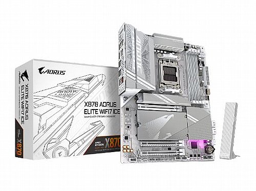 ��� �� Gigabyte X870 AORUS ELITE X3D ICE AMD AM5 WIFI7 ATX