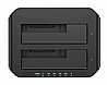 תחנת עגינה לדיסקים USB 3.0 to SATA III Dual Bay HDD/ SSD Y-3032