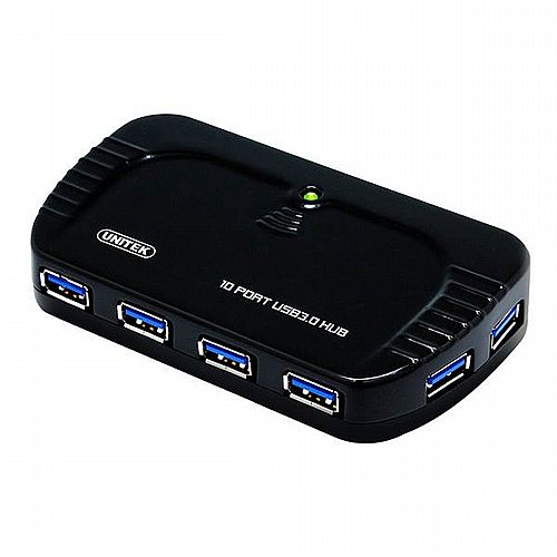 ���� USB 3.0 ���� ���� ���� Unitek ��� Y-3112 10 Port Hub