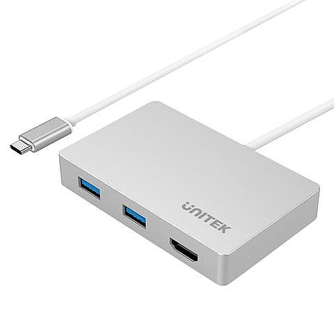 ���� ����� ���� Unitek ��� USB3.1 Type-C/HDMI/2xUSB3/USB Type-C Y-3707