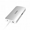 ���� ����� ���� UNITEK ��� Y-9115  USB3.0 Type-C Aluminium Multi-Port Hub with Power Delivery -2-Port USB Type-A+USB Type-C+HDMI+SD/Micro SD Card Reader + Gigabit Ethernet Converter 